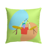 Drummer Outdoor Pillow - Beyond T-shirts